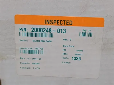 Black Box Corporation 2000248-013 Optical Isolator Kit Rev. B SP340A-R3 New NIB