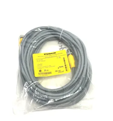New | in-Stock Turck Eurofast Double Ended Cordset U99-12125 Cable & Wire Michigan US | Maverick Industrial Sales #1390690