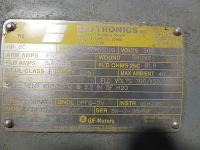 2000 GLOUCESTER 2.5"  32:1 water  cooled extruder Extruders, High Boy 1.6" - 2.5""" | Mark One Machinery (8)