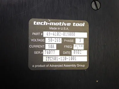 GSE Tech-Motive 49-4102-015000 Tool Control Module Used