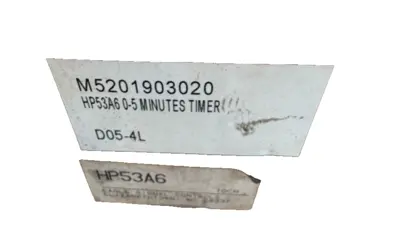 NEW EAGLE SIGNAL HP53A6 CYCL-FLEX RESET TIMER 0-5 MINUTES 120VAC