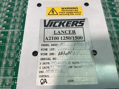 Used VICKERS A2100  1250/1500 I/O Boards & Replacement Parts Ohio US | HGR 24 #1358786