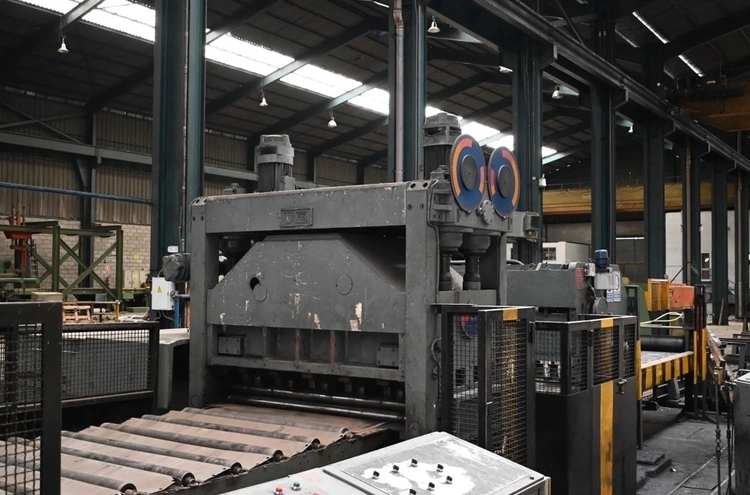 Used FAGOR 1550mm x 10mm x 25 ton CTL Line Cut To Length Lines Michigan US | Midwest Machinery, LLC #968527