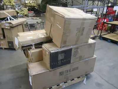 Pallet of Store Overstock and Ecommerce Product and Returns - Vickerman Christmas