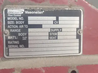 USED MASONEILAN 88-21124