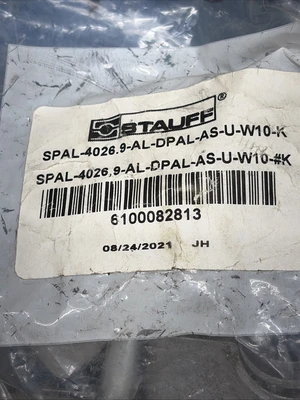 NEW STAUFF SPAL-4026.9-AL-DPAL-AS-U-W10-K