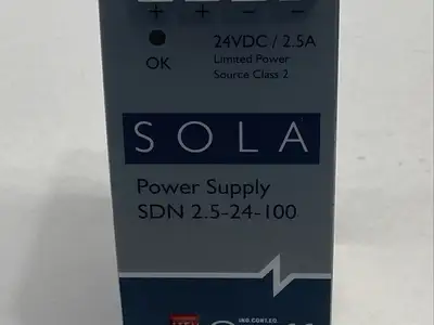 SDN 2.5-24-100 | Sola  Power Supply 115/230VAC 24VDC 2.5A - Used