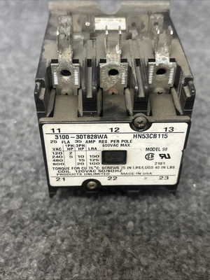 Used TYCO 3100-30T828WA PLC Contactors California US | Davliegogo LLC #1705921