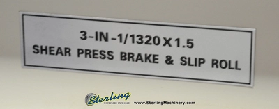 New | in-Stock BIRMINGHAM SBR-5216-C Power Squaring Shears (Gauge) California US | Sterling Machinery Exchange #1467025
