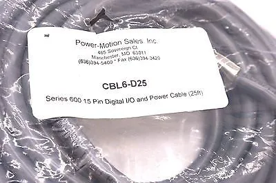 NEW COGNEX DVT CBL6-D25 I/O CABLE CBL6D25