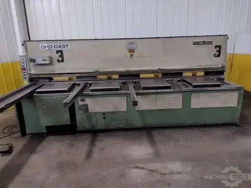 Used 1985 ADIRA GH0-0437 Power Squaring Shears (Gauge) Arizona US | KD Machinery #70503
