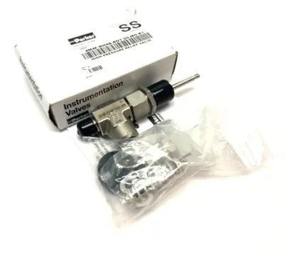 New | in-Stock PARKER HIGH PRESSURE RELIEF VALVE, MANUAL OVERRIDE, ANGLED Valves/Fittings | Maverick Industrial Sales #1107827