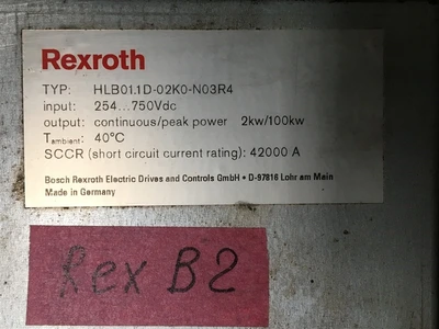 USED REXTROTH HLB01.1D-02K0-N03R4 (2)-