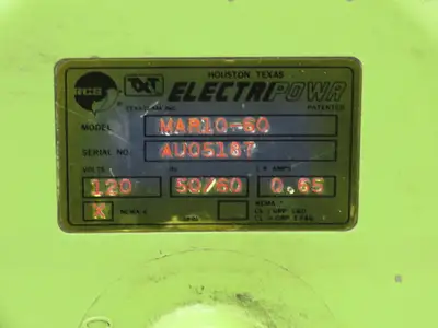 RCS Electripowr MAR10-60 Electric Actuator with 5" Butterfly Valve 120V 90°