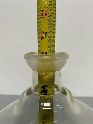 USED OSS LABORATORY COLLECTION FLASK W/ 2.25" OPENING