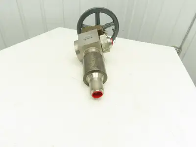 PJ Valves PL75765-40x2 High Pressure Ball Valve Hand Wheel Gear Box Bleed-Off 2"
