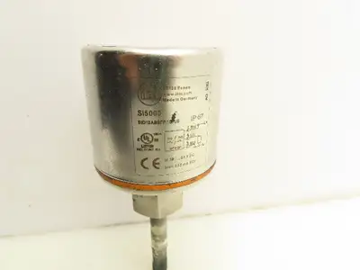 IFM SI5000 Flow Monitor Scale Display 19-36VDC 30 Bar M12 Connector 1-3/4" Probe