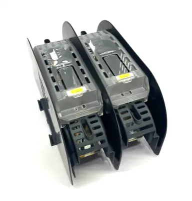 USED COOPER BUSSMANN PHOTOVOLTAIC FUSE BLOCK 250A BLOCK OF 2