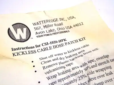 New | in-Stock WATTEREDGE INC Robot Water Cooled Kickless Cable Hose Patch Kit Welding Machinery (Other) Michigan US | Maverick Industrial Sales #1410691