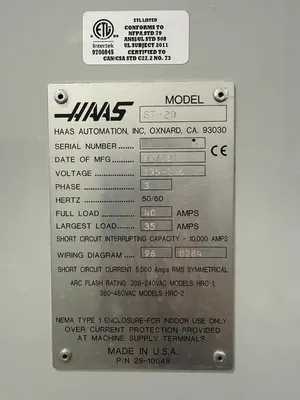 Used 2011 HAAS ST-20 CNC Lathes California US | MachineStation #1464153