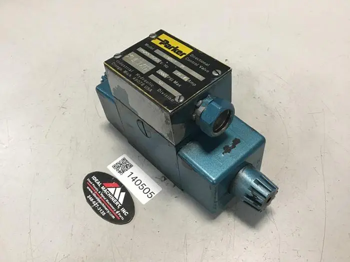 Used PARKER D3W1C1Y 14 Valves/Fittings Michigan US | Ideal Machinery #607572