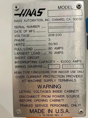 USED 2006 HAAS VM-2