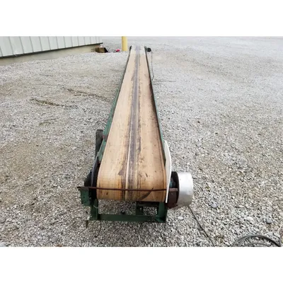 Used 14'' wide x 21' Long Industrial Belt Conveyor