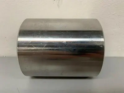 USED CUNO STAINLESS STEEL FILTER 3" D X 3.5" H SPACER W/ GASKETS