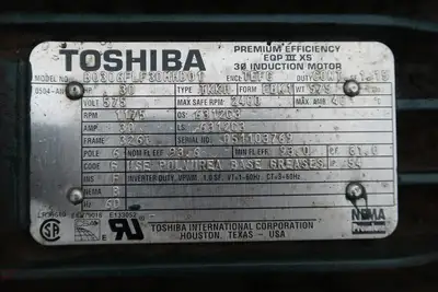 Used TOSHIBA B0306FLF30MHD01 Motors (misc) British Columbia CA | Lenmark #248420