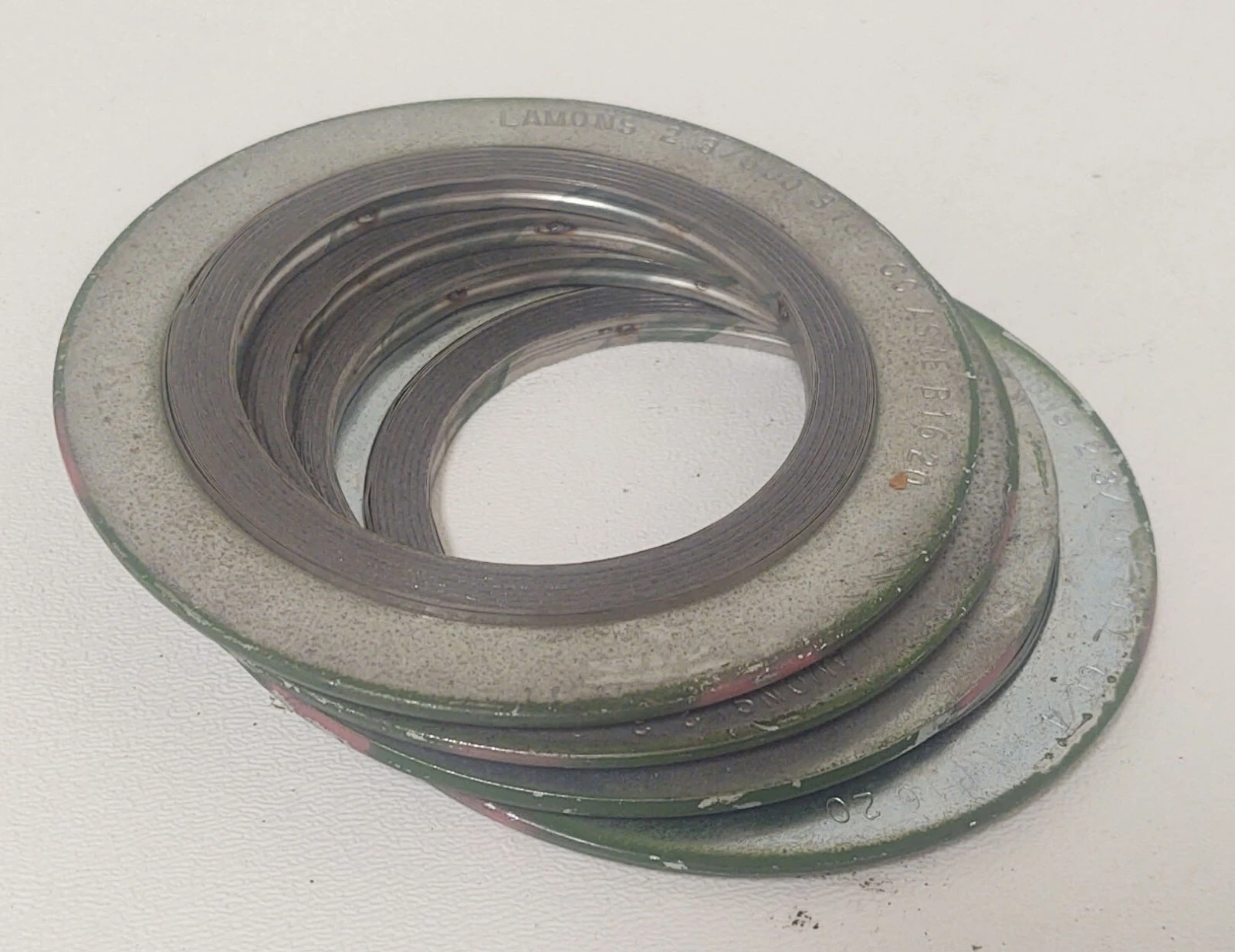 🔥(4 PCS) LAMONS 2 3/600 316L Gasket Metallic ASME B16.20 for Pipe Flange