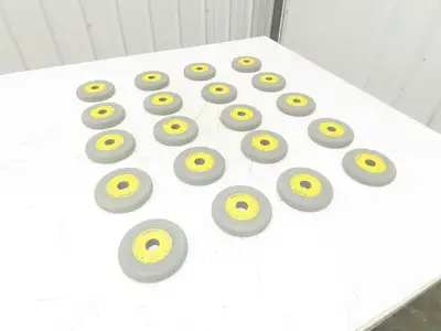 Norton 53A90-K7VBE Rounded Grinding Wheel 5" Dia x 7/8"W x 1" Arbor  Lot of 20