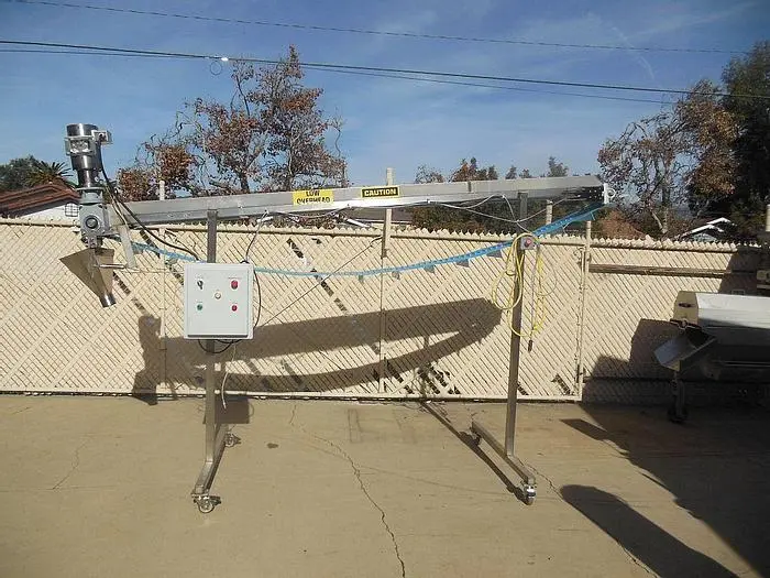 Conveyor, Belt, 12" X 11'6", Stainless Steel, Incline, Sanitary, #S742670