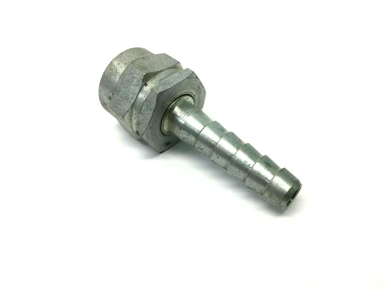 Unknown | Steel Barbed Swivel Fitting 1/2" ID Hose x 5/8" Female - New Other