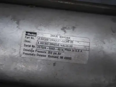 USED PARKER FILTRATION 4.00CBBT3MA3UE14AC86.00