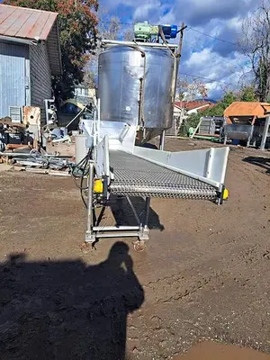 Conveyor, 21" X 13'4", Stainless Steel, Dewatering, Cooling #C745392