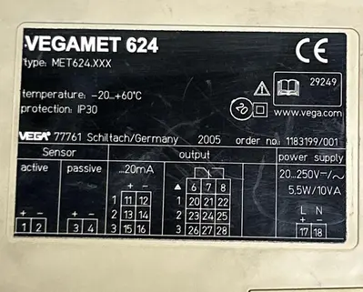 USED VEGA MET624.XXX