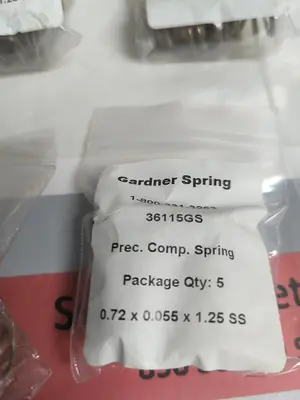 New | in-Stock GARDNER SPRING 36115GS Misc Fasteners Ohio US | Surplus Asset Holdings #1235701