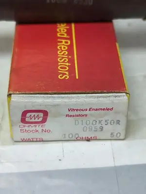 New | in-Stock OHMITE D100K50R Miscellaneous Equipment (Electrical & Power) Ohio US | Surplus Asset Holdings #1209489