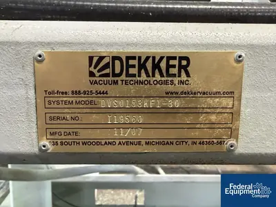 Used Processall 124 Cu Ft ProcessAll Plow Mixer Dryer, 304 S/S, Model 3500S Plow Mixers Ohio US | Federal Equipment Company #1337700