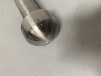Stainless Steel 23" Spray Ball w/ 1 1/2" Sanitary Fittings