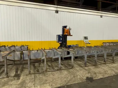 2" X 60' PEDDINGHAUS MODEL #1000/1B OCEAN AVENGER CNC STRUCTURAL BEAM DRILL LINE 2008: YOBRO #23978