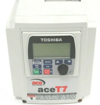 NEW TOSHIBA ACE-TRONICS ACET7 ACE74010 ACE T7 ADJUSTABLE SPEED DRIVE INVERTER