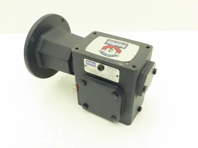 Leeson IronMan BM821-50-L-56 Worm Gearbox 50:1 Reducer 1/4Hp 35rpm 56C LH