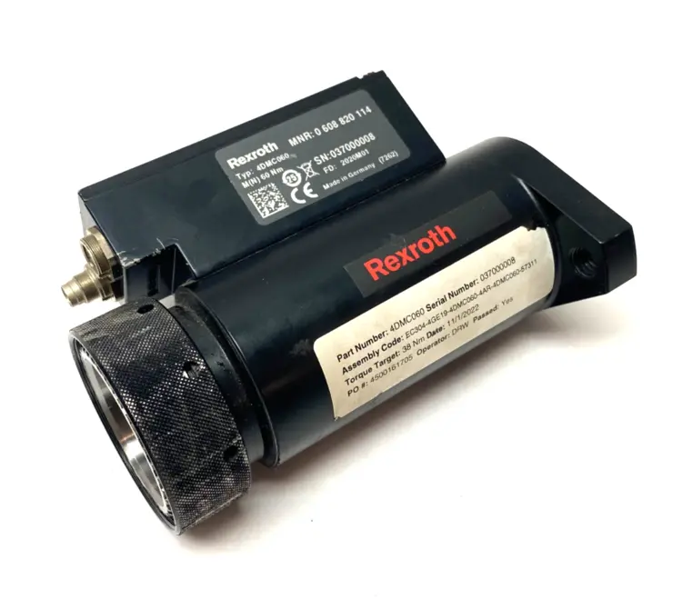 Used BOSCH REXROTH TIGHTENING SPINDLE TORQUE TRANSDUCER 4DMC060 SZ4 Transducers | Maverick Industrial Sales #1102930