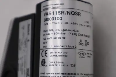 Kromschroder VAS115R/NQSR  GAS SOLENOID VALVE 88000100 STOCK H1499