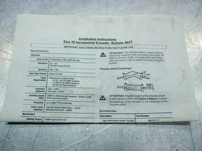 New | in-Stock ALLEN BRADLEY 845TDZ43PCN5 Encoders | HGR 24 #753883