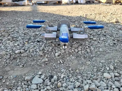 4-Way Air Header w/ 1/2" Ball Valves