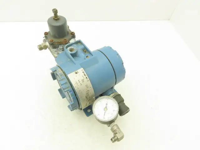 Fisher Rosemount 846 DS1J1 K5 Current to Pressure Transducer 3-15PSI W/Regulator