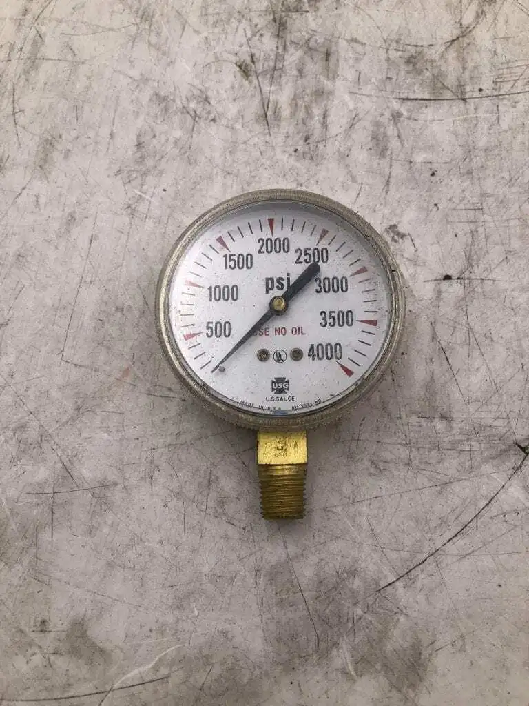USG Air Pressure Gauge 100-4000PSI