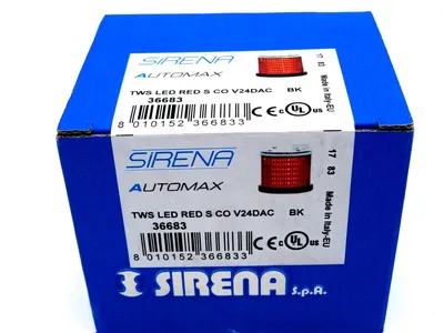 NEW SEALED SIRENA TWS LED RED S CO V24DAC STACK LIGHT 36683